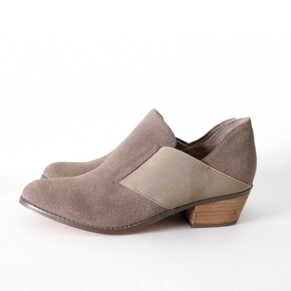 Yellowbox Taupe Ballon Suede Ankle Booties - Picture 5 of 12